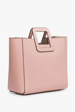 HANDBAGS STAUD - SHIRLEY LEATHER BAG DARK BLUSH
