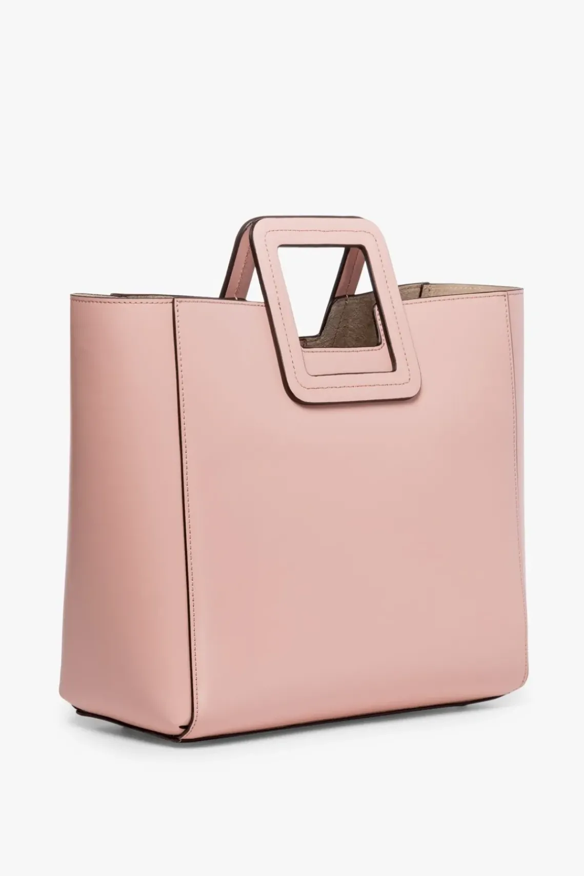 HANDBAGS STAUD - SHIRLEY LEATHER BAG DARK BLUSH