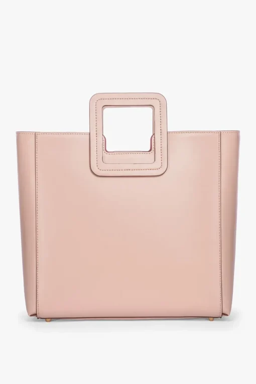 HANDBAGS STAUD - SHIRLEY LEATHER BAG BLUSH