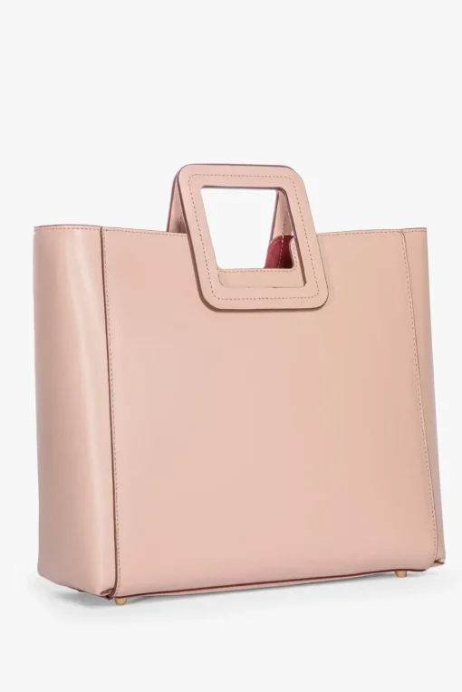 HANDBAGS STAUD - SHIRLEY LEATHER BAG BLUSH