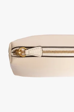 HANDBAGS STAUD - SHIRLEY LEATHER TOTE BAG CREAM