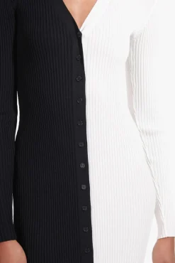 CLOTHING STAUD - SHOKO SWEATER BLACK WHITE