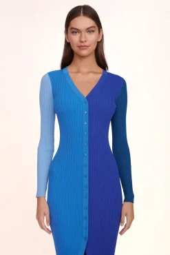 CLOTHING STAUD - SHOKO SWEATER COBALT MULTI