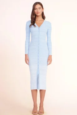 CLOTHING STAUD - SHOKO SWEATER FRENCH BLUE WHITE