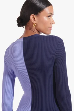 CLOTHING STAUD - SHOKO SWEATER NAVY PERIWINKLE