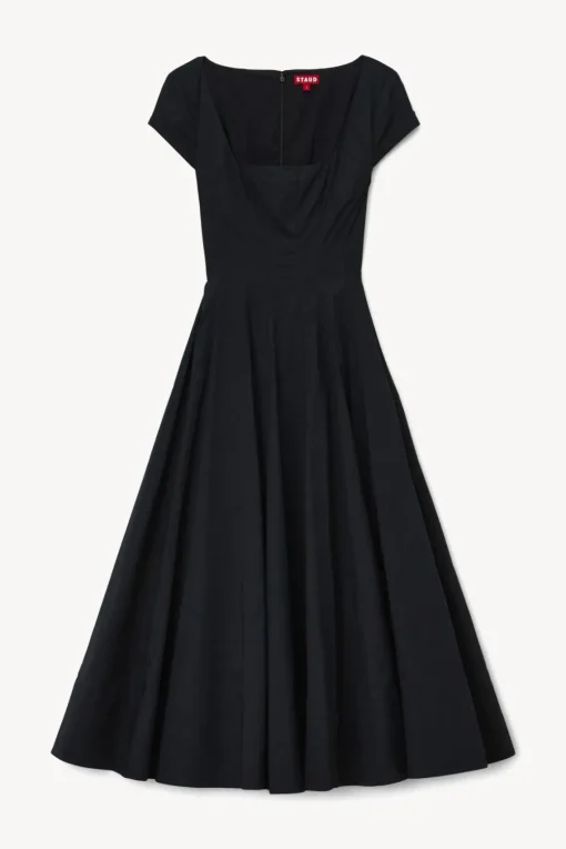 CLOTHING STAUD - SHORT SLEEVE WELLS DRESS BLACK