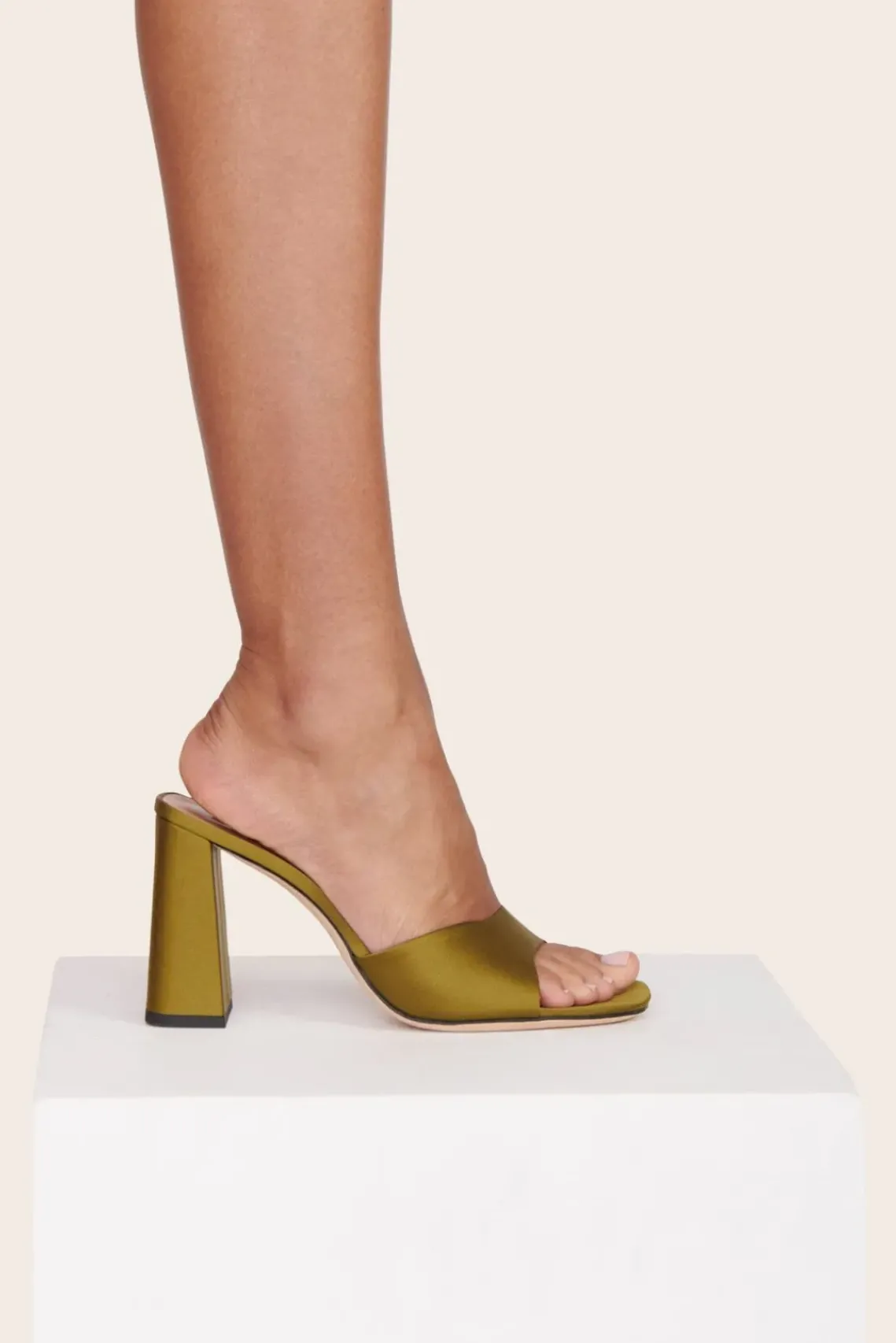 SHOES STAUD - SLOANE HEEL OLIVE