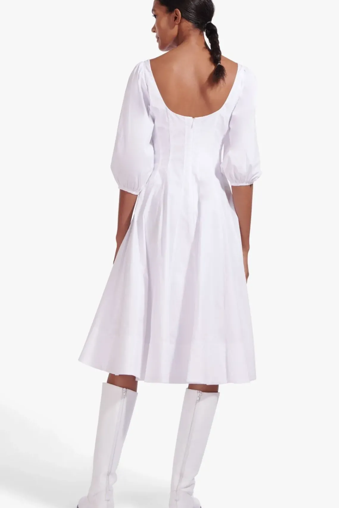 CLOTHING STAUD - SWELLS DRESS WHITE