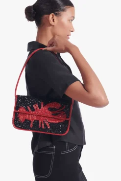 HANDBAGS STAUD - TOMMY BEADED BAG LOBSTER