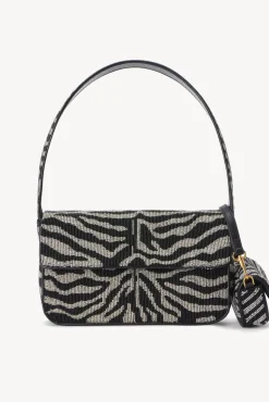 HANDBAGS STAUD - TOMMY TINY BEADED BAG BLACK WHITE