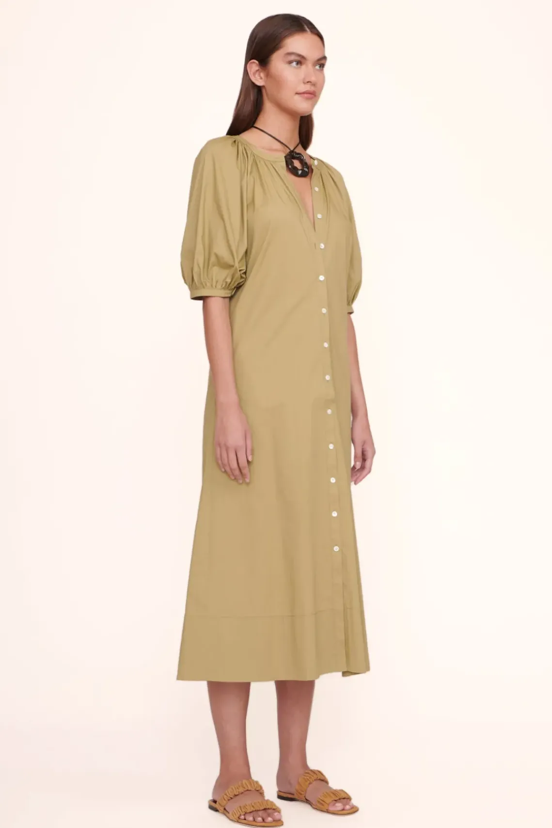 CLOTHING STAUD - VINCENT DRESS KHAKI
