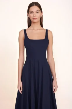 CLOTHING STAUD - WELLS DRESS NAVY