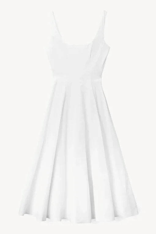CLOTHING STAUD - WELLS DRESS WHITE
