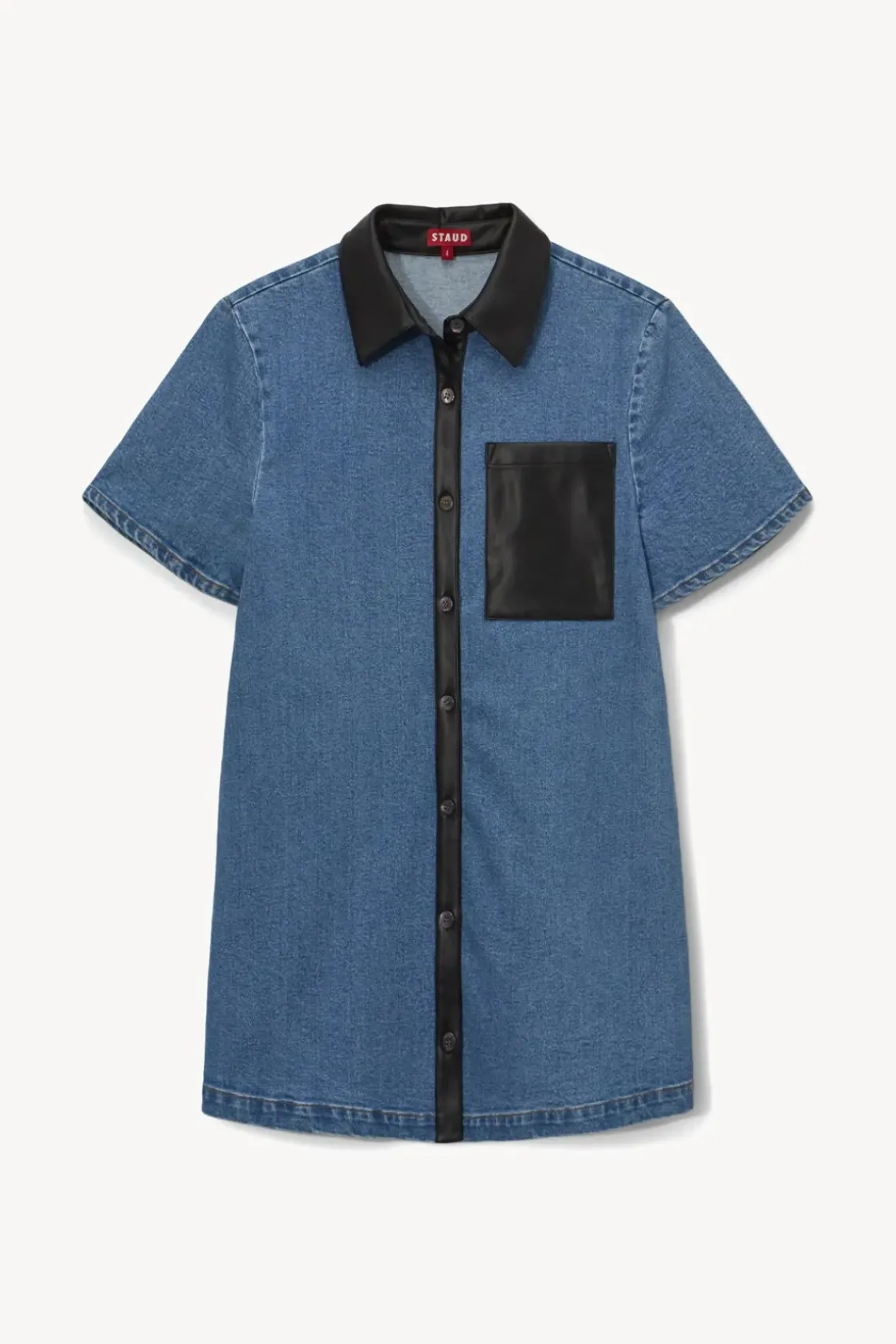 CLOTHING STAUD - WITCH DRESS MEDIUM WASH/BLACK MEDIUM WASH/BLACK