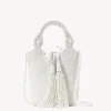 BRIDE STAUD Bridal Accessories- ZOE BEADED BAG CREAM SWIRL