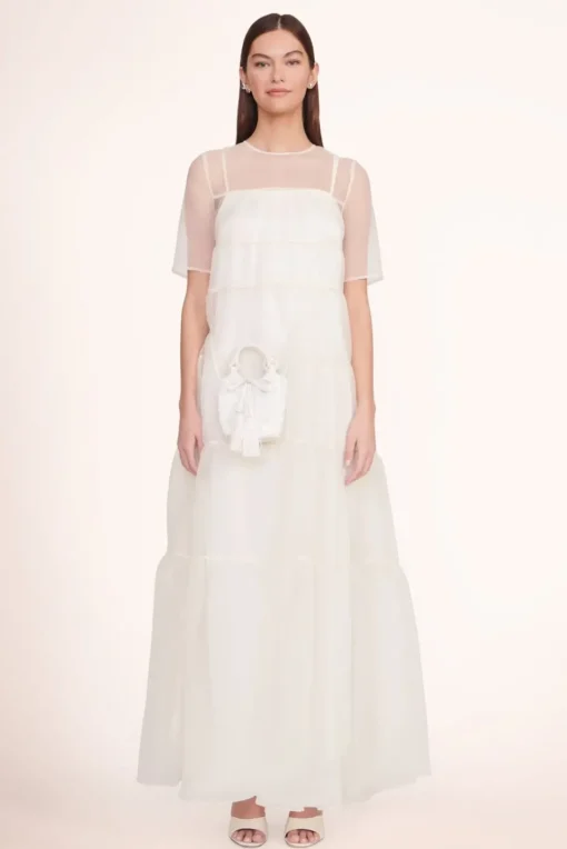 BRIDE STAUD Bridal Accessories- ZOE BEADED BAG CREAM SWIRL