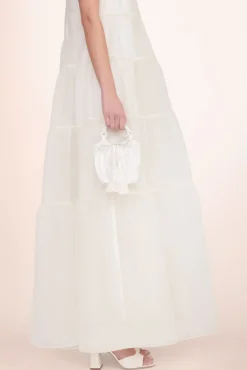 BRIDE STAUD Bridal Accessories- ZOE BEADED BAG CREAM SWIRL