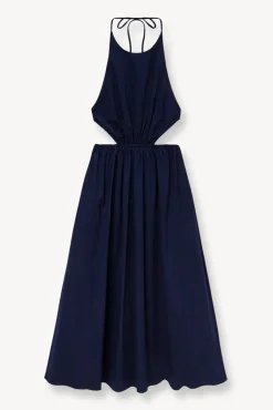 CLOTHING STAUD -VANESSA DRESS - NAVY