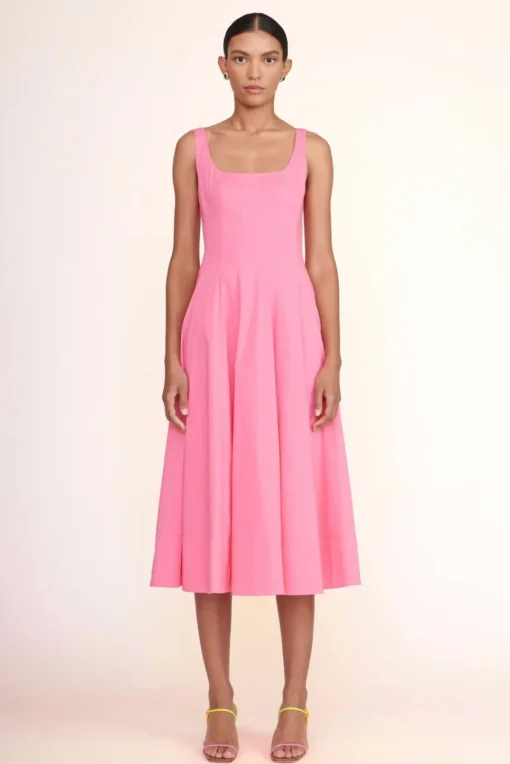 CLOTHING STAUD -WELLS DRESS - PLUMERIA